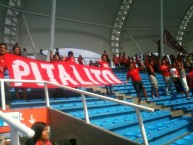 Trapo - Bandeira - Faixa - Telón - Trapo de la Barra: Baron Rojo Sur • Club: América de Cáli • País: Colombia