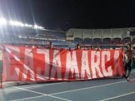 Trapo - Bandeira - Faixa - Telón - Trapo de la Barra: Baron Rojo Sur • Club: América de Cáli • País: Colombia