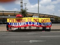 Trapo - Bandeira - Faixa - Telón - "COLOMBIA ES DEL ROJO" Trapo de la Barra: Baron Rojo Sur • Club: América de Cáli