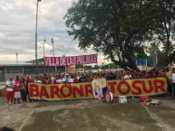 Trapo - Bandeira - Faixa - Telón - Trapo de la Barra: Baron Rojo Sur • Club: América de Cáli