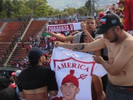 Trapo - Bandeira - Faixa - Telón - Trapo de la Barra: Baron Rojo Sur • Club: América de Cáli • País: Colombia