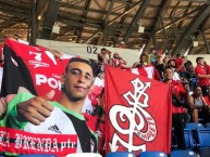 Trapo - Bandeira - Faixa - Telón - Trapo de la Barra: Baron Rojo Sur • Club: América de Cáli