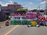 Trapo - Bandeira - Faixa - Telón - Trapo de la Barra: Baron Rojo Sur • Club: América de Cáli