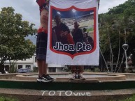 Trapo - Bandeira - Faixa - Telón - Trapo de la Barra: Baron Rojo Sur • Club: América de Cáli • País: Colombia