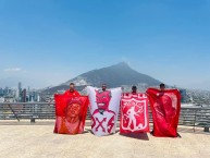 Trapo - Bandeira - Faixa - Telón - Trapo de la Barra: Baron Rojo Sur • Club: América de Cáli