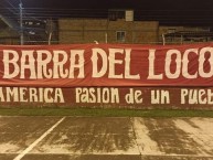 Trapo - Bandeira - Faixa - Telón - Trapo de la Barra: Baron Rojo Sur • Club: América de Cáli • País: Colombia