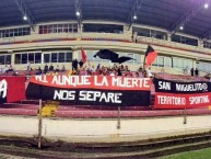 Trapo - Bandeira - Faixa - Telón - Trapo de la Barra: Barra Academica • Club: Sporting San Miguelito