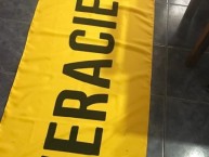 Trapo - Bandeira - Faixa - Telón - "Veracierto es manya." Trapo de la Barra: Barra Amsterdam • Club: Peñarol