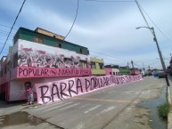 Trapo - Bandeira - Faixa - Telón - Trapo de la Barra: Barra Popular Juventud Rosada • Club: Sport Boys