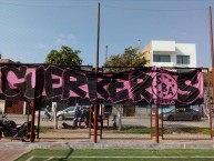 Trapo - Bandeira - Faixa - Telón - Trapo de la Barra: Barra Popular Juventud Rosada • Club: Sport Boys