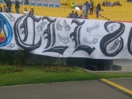 Trapo - Bandeira - Faixa - Telón - Trapo de la Barra: Blue Rain • Club: Millonarios