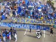 Trapo - Bandeira - Faixa - Telón - Trapo de la Barra: Blue Rain • Club: Millonarios