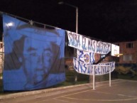 Trapo - Bandeira - Faixa - Telón - Trapo de la Barra: Blue Rain • Club: Millonarios