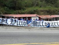 Trapo - Bandeira - Faixa - Telón - Trapo de la Barra: Blue Rain • Club: Millonarios