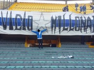 Trapo - Bandeira - Faixa - Telón - Trapo de la Barra: Blue Rain • Club: Millonarios