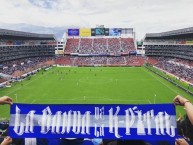 Trapo - Bandeira - Faixa - Telón - "La Banda de la K-pital" Trapo de la Barra: Boca del Pozo • Club: Emelec