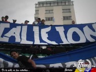 Trapo - Bandeira - Faixa - Telón - "Boca del pozo callejon" Trapo de la Barra: Boca del Pozo • Club: Emelec