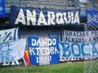 Trapo - Bandeira - Faixa - Telón - "ANARQUIA" Trapo de la Barra: Boca del Pozo • Club: Emelec