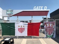 Trapo - Bandeira - Faixa - Telón - Trapo de la Barra: Comando Rojiblanco • Club: Club Necaxa