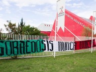 Trapo - Bandeira - Faixa - Telón - Trapo de la Barra: Comando Rojiblanco • Club: Club Necaxa