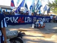 Trapo - Bandeira - Faixa - Telón - Trapo de la Barra: Comando SVR • Club: Alianza Lima