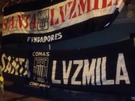 Trapo - Bandeira - Faixa - Telón - Trapo de la Barra: Comando SVR • Club: Alianza Lima