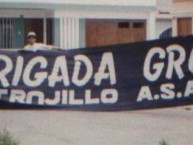 Trapo - Bandeira - Faixa - Telón - Trapo de la Barra: Comando SVR • Club: Alianza Lima • País: Peru