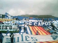 Trapo - Bandeira - Faixa - Telón - Trapo de la Barra: Comandos Azules • Club: Millonarios