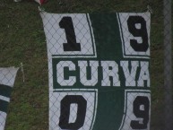 Trapo - Bandeira - Faixa - Telón - Trapo de la Barra: Curva 1909 • Club: Coritiba