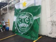 Trapo - Bandeira - Faixa - Telón - Trapo de la Barra: Curva 1909 • Club: Coritiba • País: Brasil