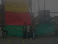 Trapo - Bandeira - Faixa - Telón - Trapo de la Barra: Distrito Asegurador • Club: La Equidad