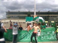 Trapo - Bandeira - Faixa - Telón - Trapo de la Barra: Distrito Asegurador • Club: La Equidad