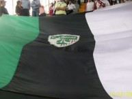 Trapo - Bandeira - Faixa - Telón - Trapo de la Barra: Distrito Asegurador • Club: La Equidad