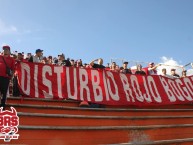 Trapo - Bandeira - Faixa - Telón - Trapo de la Barra: Disturbio Rojo Bogotá • Club: América de Cáli • País: Colombia