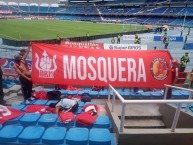 Trapo - Bandeira - Faixa - Telón - Trapo de la Barra: Disturbio Rojo Bogotá • Club: América de Cáli