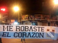 Trapo - Bandeira - Faixa - Telón - Trapo de la Barra: Extremo Celeste • Club: Sporting Cristal