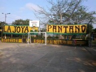 Trapo - Bandeira - Faixa - Telón - Trapo de la Barra: Fortaleza Leoparda Sur • Club: Atlético Bucaramanga