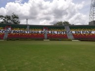 Trapo - Bandeira - Faixa - Telón - Trapo de la Barra: Fortaleza Leoparda Sur • Club: Atlético Bucaramanga • País: Colombia