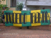 Trapo - Bandeira - Faixa - Telón - Trapo de la Barra: Fortaleza Leoparda Sur • Club: Atlético Bucaramanga