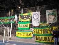 Trapo - Bandeira - Faixa - Telón - Trapo de la Barra: Fortaleza Leoparda Sur • Club: Atlético Bucaramanga