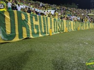 Trapo - Bandeira - Faixa - Telón - Trapo de la Barra: Fortaleza Leoparda Sur • Club: Atlético Bucaramanga • País: Colombia