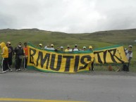 Trapo - Bandeira - Faixa - Telón - Trapo de la Barra: Fortaleza Leoparda Sur • Club: Atlético Bucaramanga