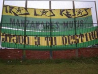 Trapo - Bandeira - Faixa - Telón - Trapo de la Barra: Fortaleza Leoparda Sur • Club: Atlético Bucaramanga