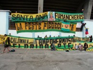 Trapo - Bandeira - Faixa - Telón - Trapo de la Barra: Fortaleza Leoparda Sur • Club: Atlético Bucaramanga