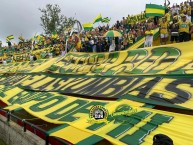 Trapo - Bandeira - Faixa - Telón - Trapo de la Barra: Fortaleza Leoparda Sur • Club: Atlético Bucaramanga