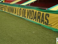 Trapo - Bandeira - Faixa - Telón - Trapo de la Barra: Fortaleza Leoparda Sur • Club: Atlético Bucaramanga