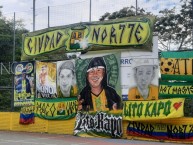 Trapo - Bandeira - Faixa - Telón - Trapo de la Barra: Fortaleza Leoparda Sur • Club: Atlético Bucaramanga