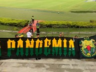 Trapo - Bandeira - Faixa - Telón - Trapo de la Barra: Fortaleza Leoparda Sur • Club: Atlético Bucaramanga