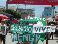 Trapo - Bandeira - Faixa - Telón - Trapo de la Barra: Frente Radical Verdiblanco • Club: Deportivo Cali