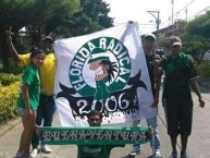 Trapo - Bandeira - Faixa - Telón - Trapo de la Barra: Frente Radical Verdiblanco • Club: Deportivo Cali • País: Colombia